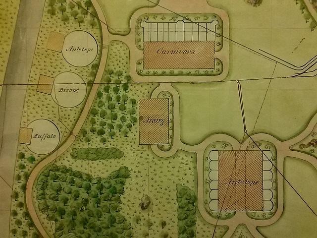 Detail from Proposed location of Zoological Collections