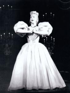 Barbara Cook as Cunegonde in the original 1957 production