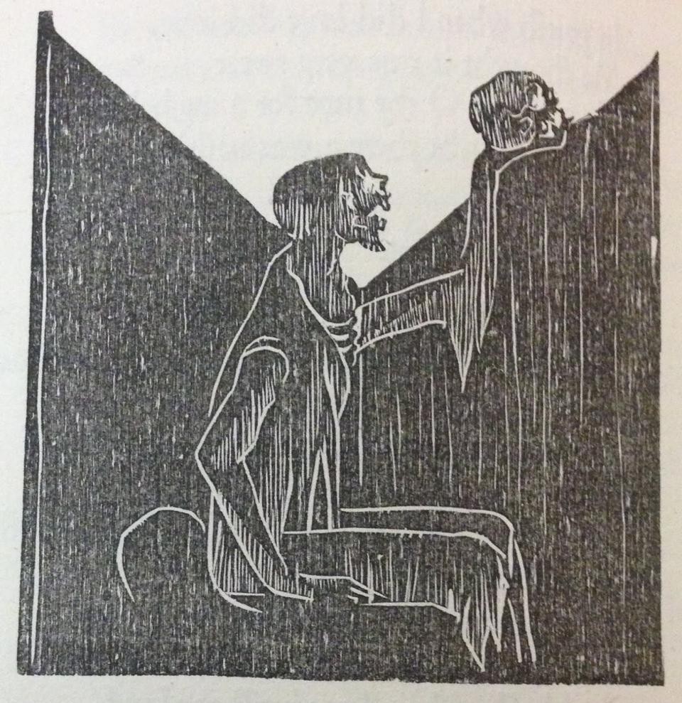 Illustration from the Cranach Press&#039; Hamlet