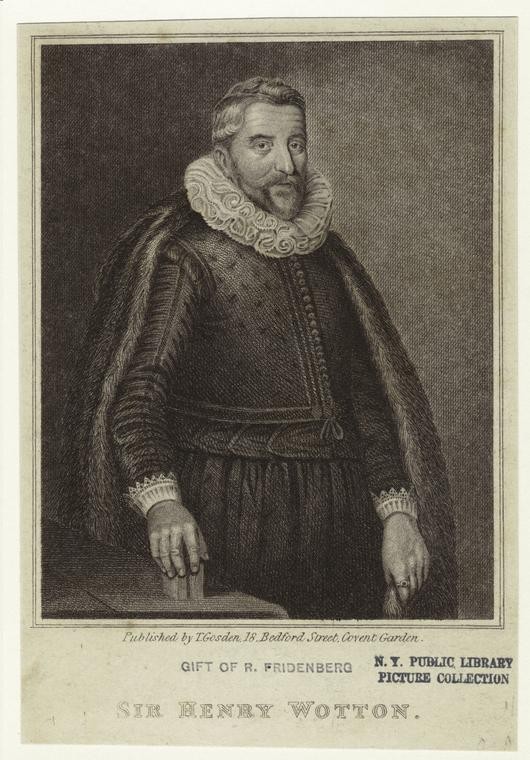 Sir Henry Wotton., Digital ID 811765, New York Public Library