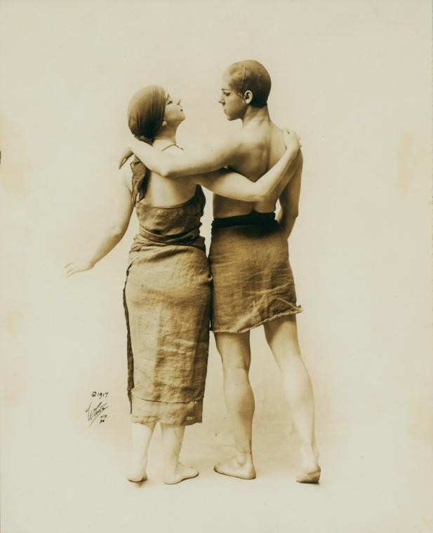 Ruth St Denis and Ted Shawn in Tillers of the Soil, photograph by White, N.Y.