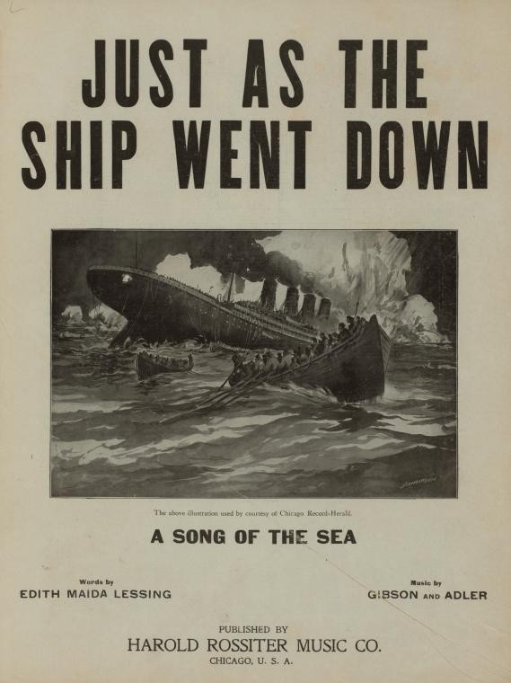 Just as the ship went down / words by Edith Maida Lessing ; music by Bernie Adler & Sidney Gibson., Digital ID G00C35_001, New York Public Library