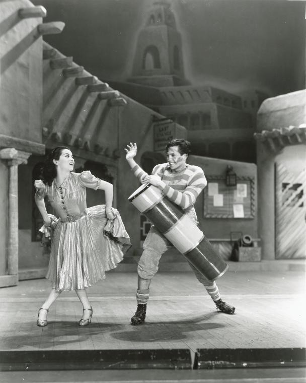 [Diosa Costello (Pepe) and Desi Arnaz (Manuelito) in Too Many Girls], Digital ID ps_the_cd46_712, New York Public Library