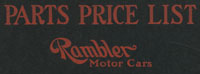 Rambler Parts Price List Logo