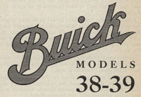 Buick Models 38-39 Logo