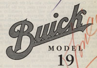 Buick Model 19 Logo