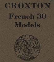 Coxton French 30 Models Logo