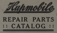 Hupmobile Repair Parts Catalog Logo
