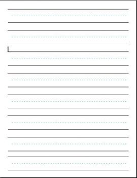 White Lined Paper