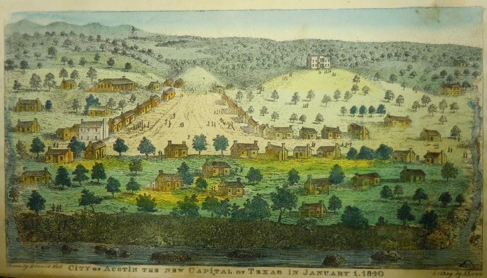 Austin, Texas, c.1840.