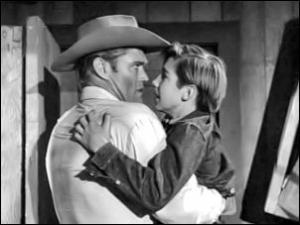 Still image from The Rifleman episode, A Friend in Need
