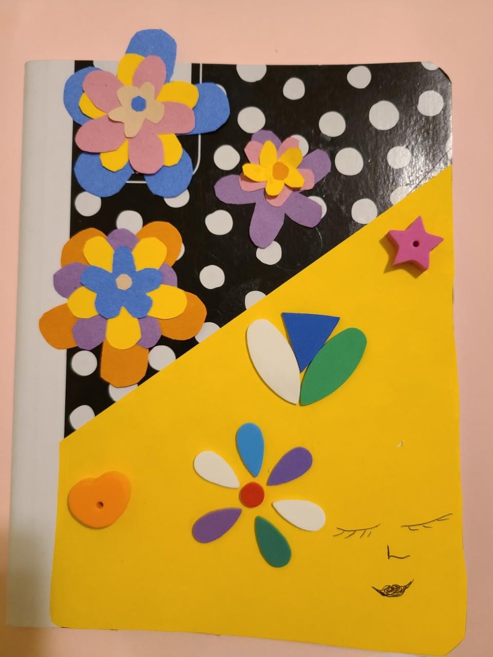 decorated notebook