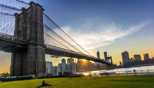 The Brooklyn Bridge today. Photo by Jonathan Blanc.