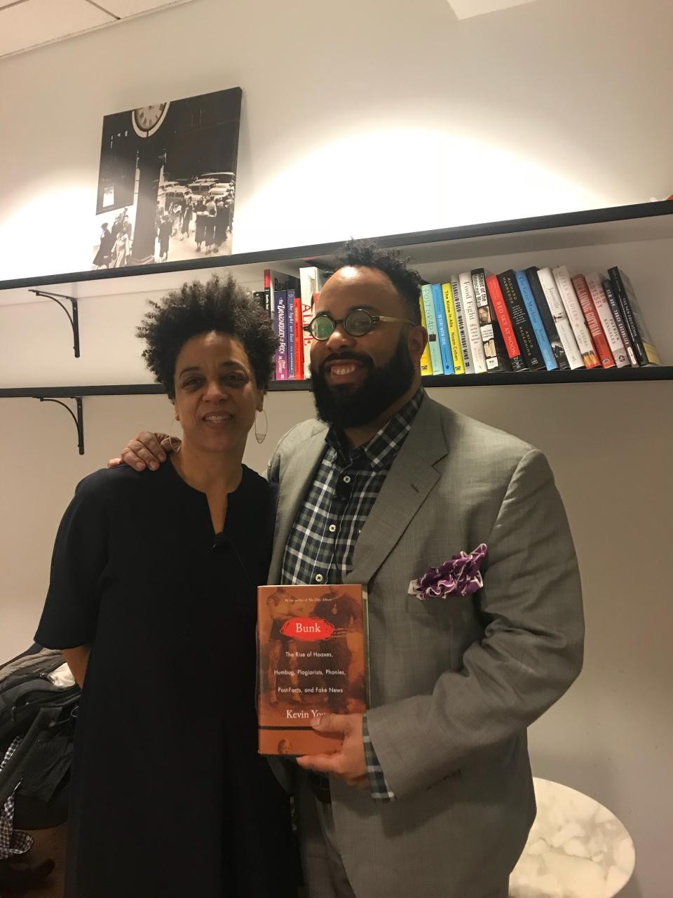 Kevin Young, Director of The Schomburg Center for Research in Black Culture and author, and Rebecca Carroll, WNYC editor and author