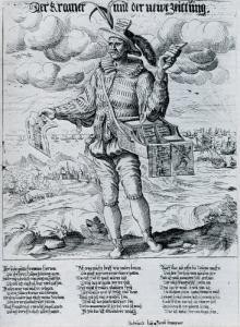The broadsheet vendor, ascribed to Jost Amman, 1589