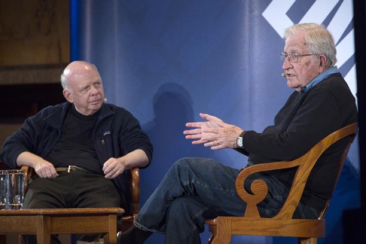 Noam Chomsky and Wallace Shawn