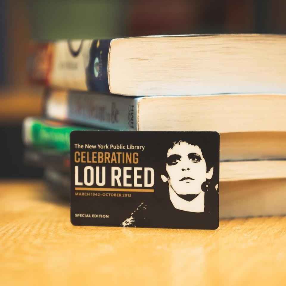 Lou Reed Library Card