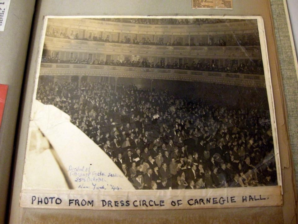 The audience in attendance at Jenkins&#039;s Carnegie Hall Recital, Oct. 25, 1944