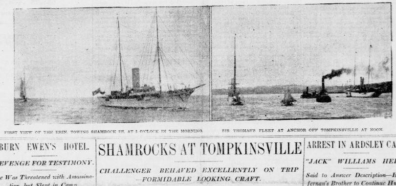 Shamrocks at Tompkinsville. New-York Tribune., June 15, 1903.