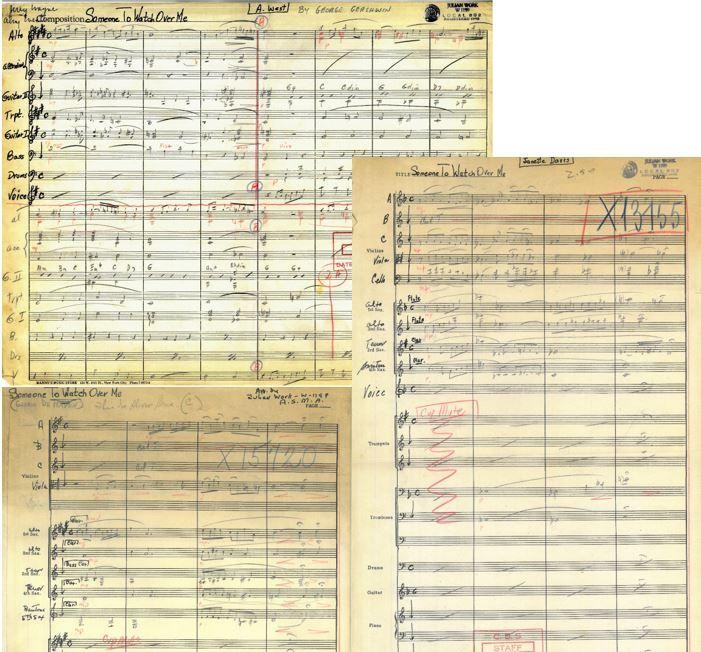 Three arrangements of Gershwin's 