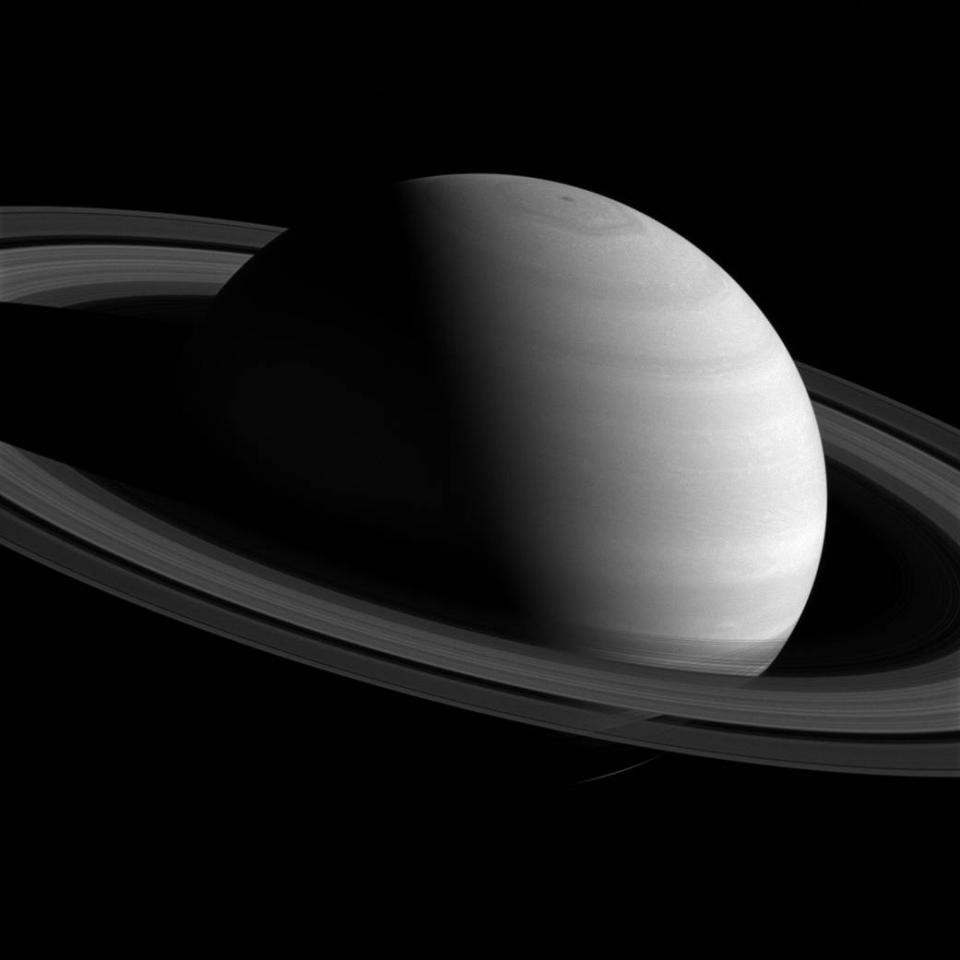Saturn's ring plane
