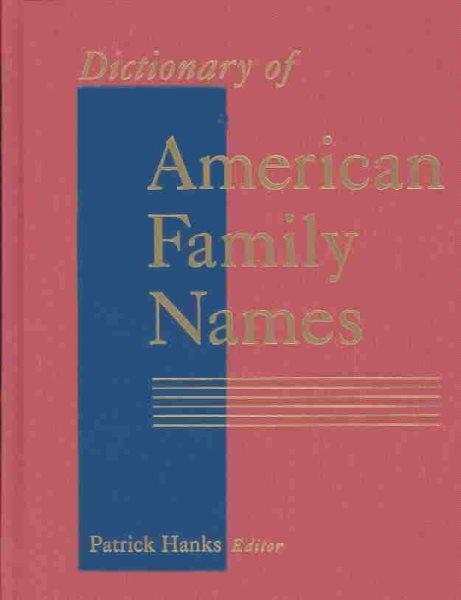 Dictionary American Family Names