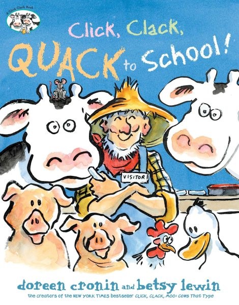 Book cover of Click, Clack, Quack to School!