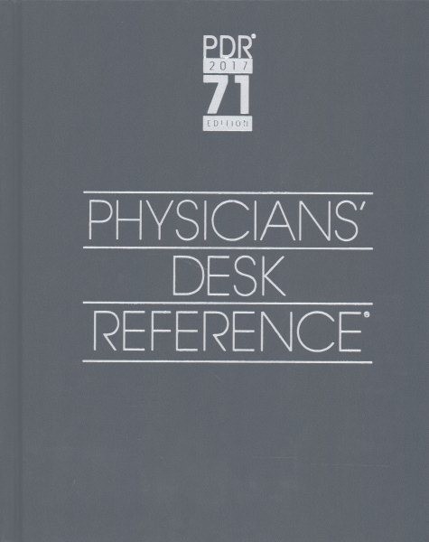 Physicians' Desk Reference 2017 book cover