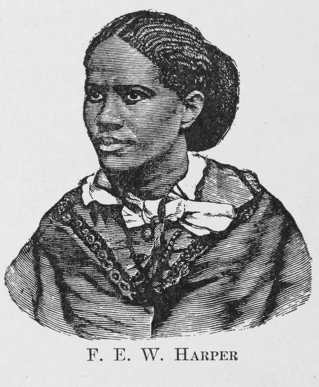 Illustration of poet Frances Ellen Watkins Harper