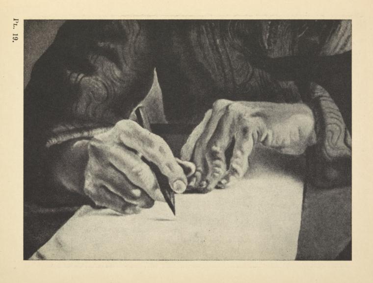 Portrait of Emilio Terry ( showing hands writing )