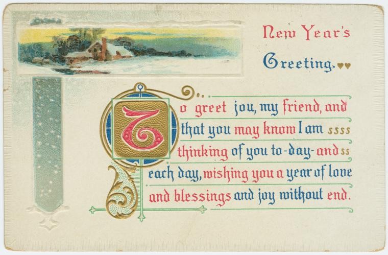 New Year's greetings
