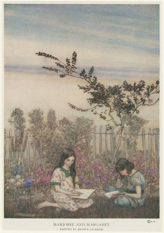 Marjorie and Margaret., Digital ID 1698251, New York Public Library
