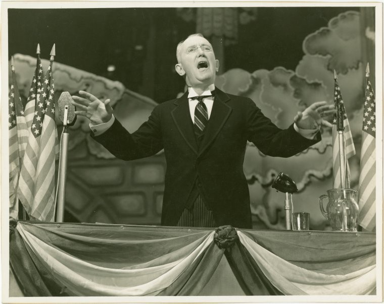 [George M. Cohan (President) in I'd Rather Be Right], Digital ID 1812187, New York Public Library