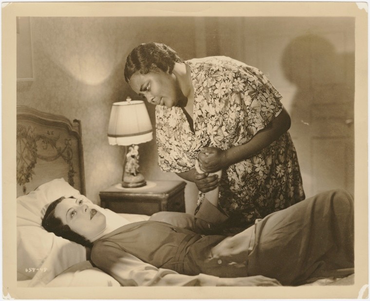 Fredi Washington and Louise Beavers in a scene from the motion picture Imitation of Life