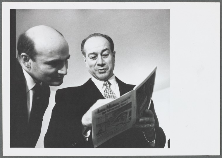 George Avakian with Martial Singher.