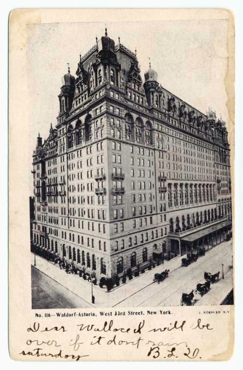 Waldorf-Astoria, West 33rd Street, New York