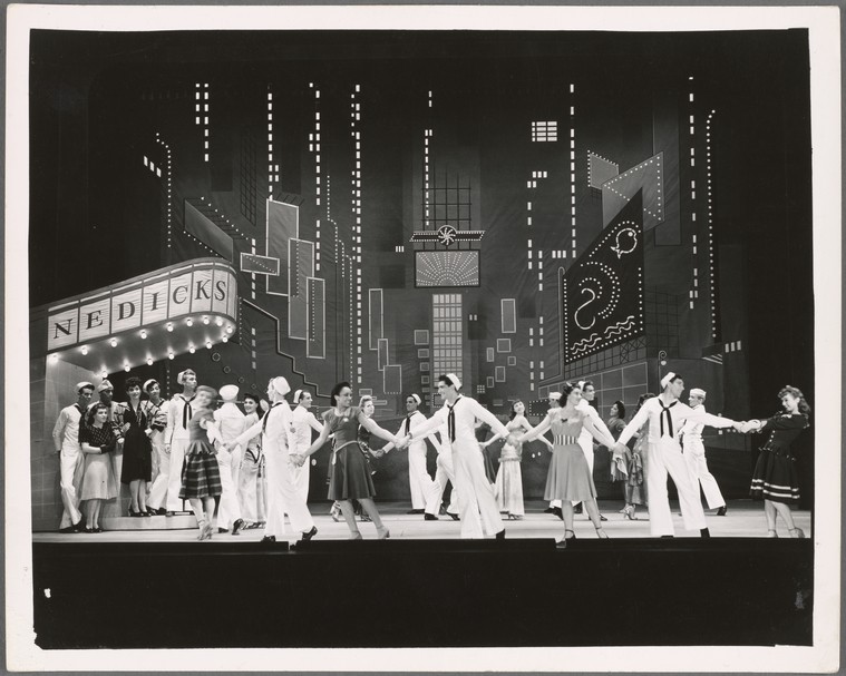 Ensemble in On the Town., Digital ID ps_the_2045, New York Public Library