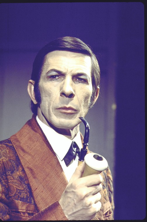 Actor Leonard S. Nimoy in a scene from the touring production of the play