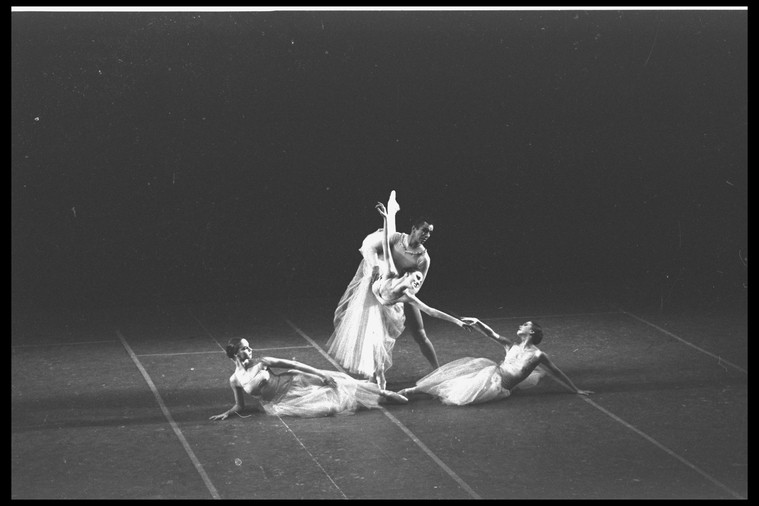 Nicholas Magallanes and Patricia McBride, in New York City Ballet production of