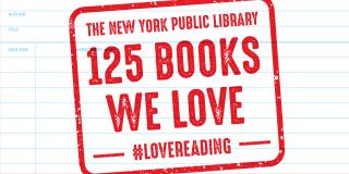 retro library card with stamp that reads: 125 Books We Love