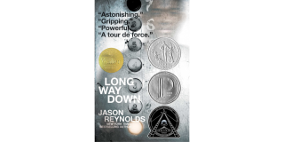 Book cover of Long Way Down by Jason Reynold