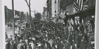 image of Armistice Day; Lenox Ave., 4 West 134th Street; Harlem, 1919