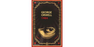 Book cover of 1984 by George Orwell. 