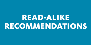 Blue background with bold white text that reads: Read-Alike Recommendations.