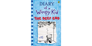 Book cover of The Deep End (Diary of a Wimpy Kid, Book 15) by Jeff Kinney.