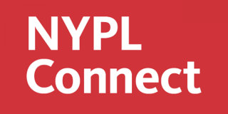Red background with white text that reads: NYPL Connect.