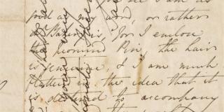 Letter from Sarah Owen to Charles Darwin 