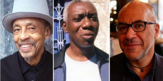Three color photos of three Black men
