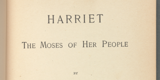 Title page of an early biography of Harriet Tubman by Sarah H. Bradford