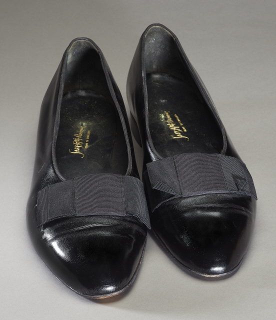 Black dress shoes worn by conductor Arturo Toscanini